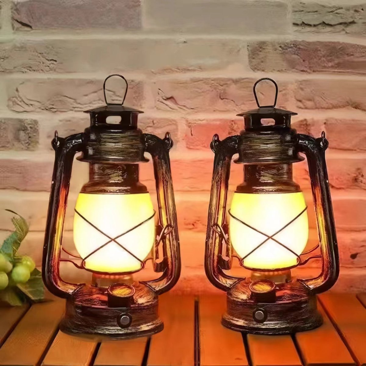 Vintage Rechargeable LED Camping Table Lamp