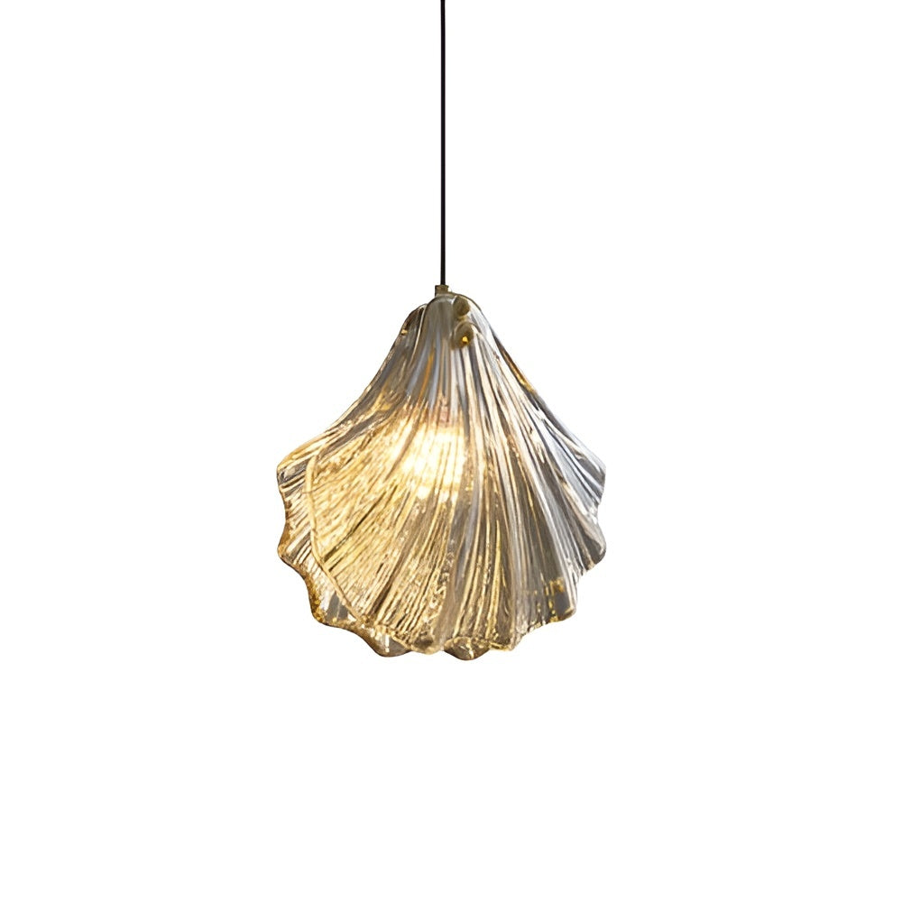 Vintage Seashell Glass Pendant light