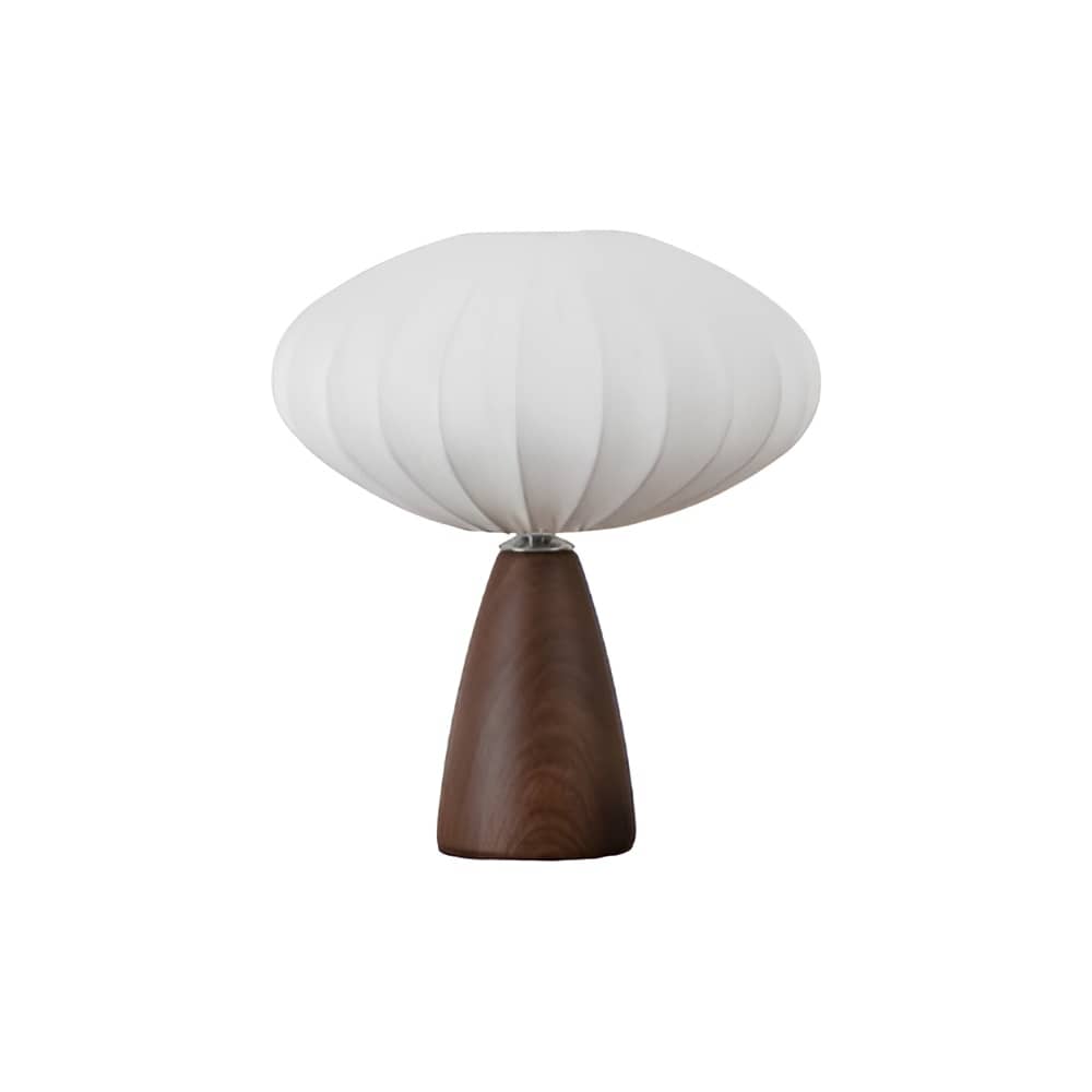 Vintage Art Deco Fabric Ceramic Table Lamp