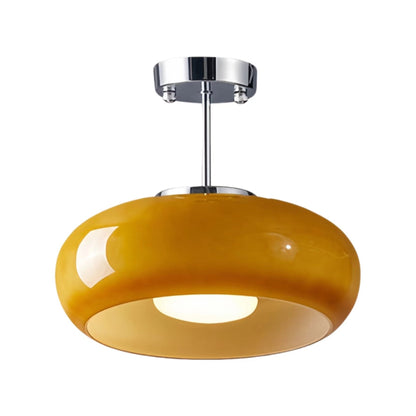 Vintage Bauhaus Glass Ceiling Lamp