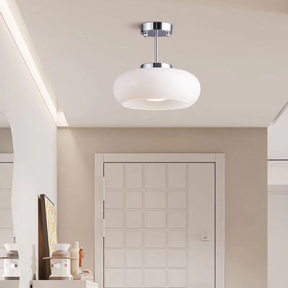 Vintage Bauhaus Glass Ceiling Lamp