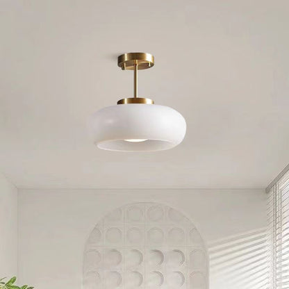 Vintage Bauhaus Glass Ceiling Lamp