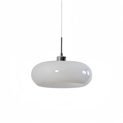 Vintage Bauhaus Glass Pendant Lamp