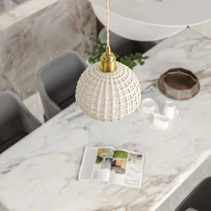 Vintage Ceramic Pendant Light