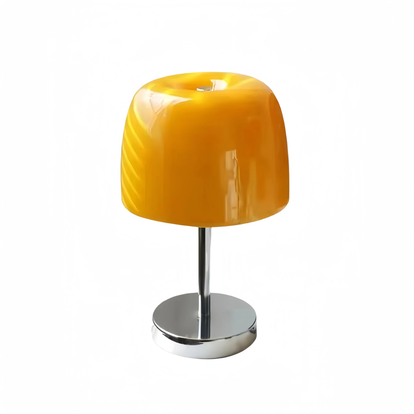 Vintage Minimalist Bauhaus Glass Table Lamp