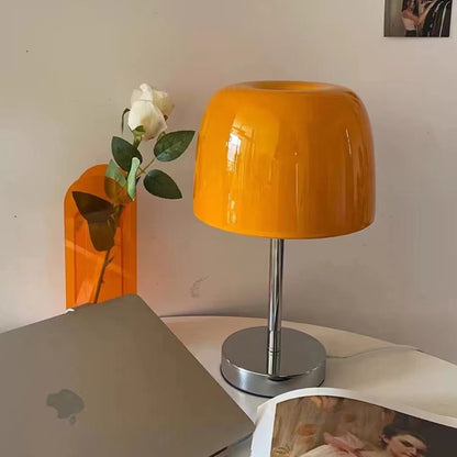 Vintage Minimalist Bauhaus Glass Table Lamp