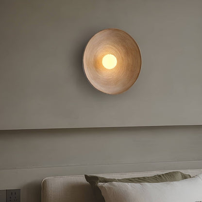 Vintage Swirl Style Resin Wall Sconce