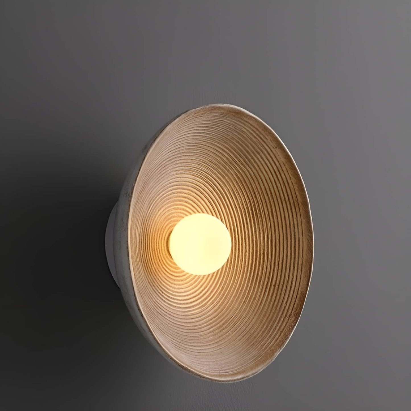 Vintage Swirl Style Resin Wall Sconce
