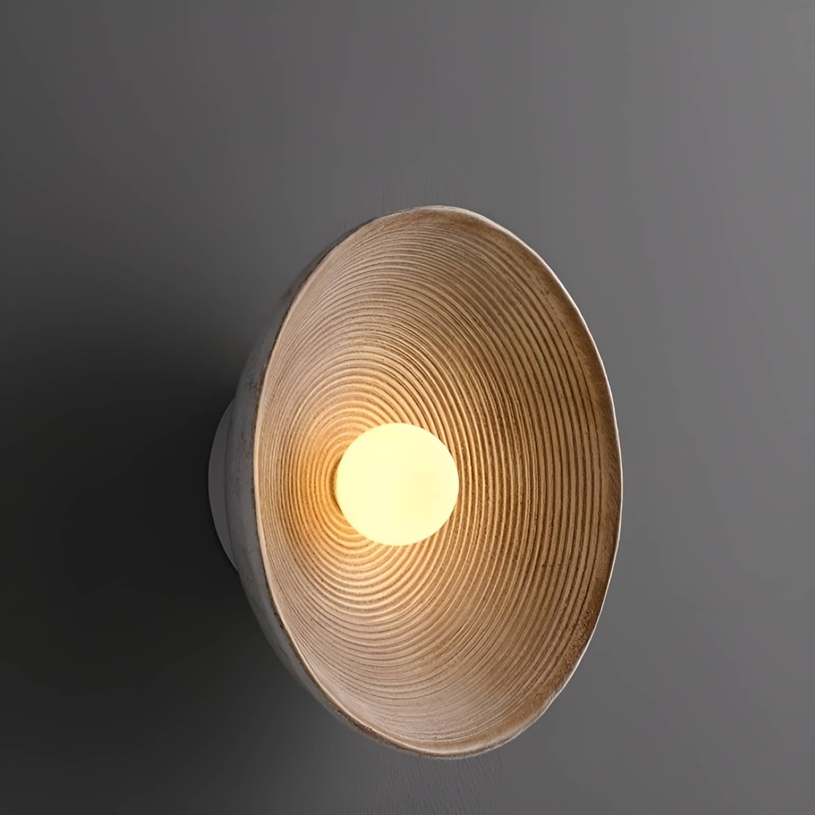 Vintage Swirl Style Resin Wall Sconce