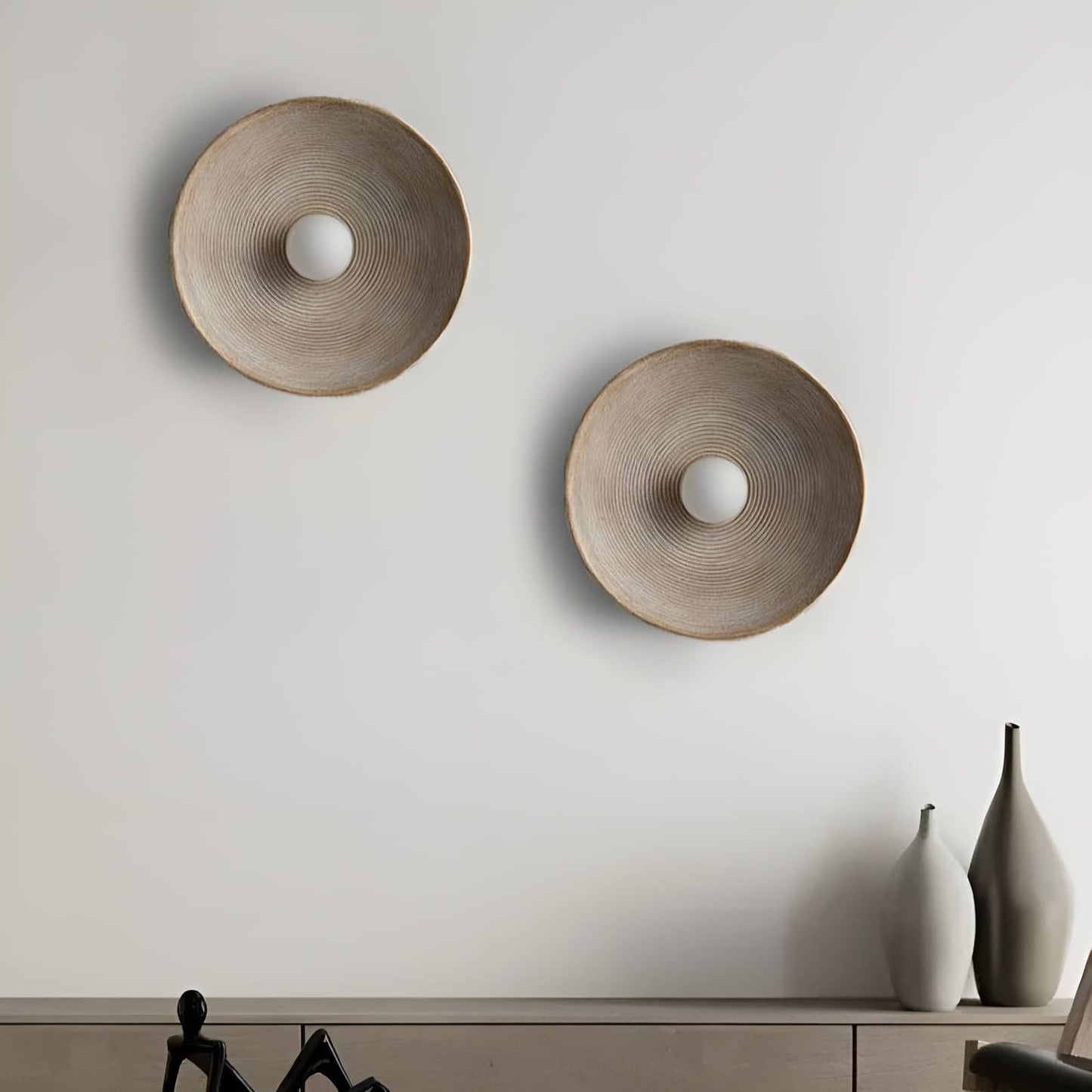 Vintage Swirl Style Resin Wall Light