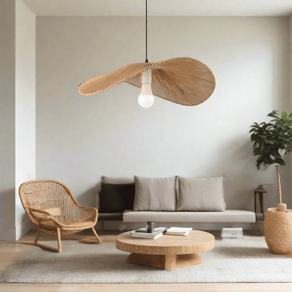 Wabi Sabi Natural Rattan Pendant Light