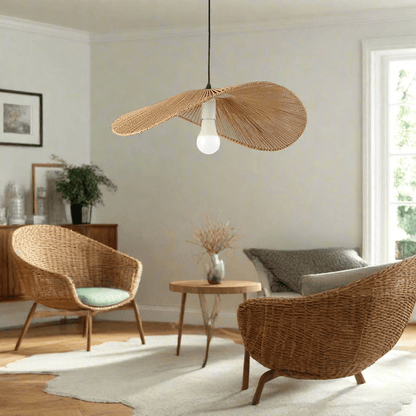 Wabi Sabi Natural Rattan Pendant Light