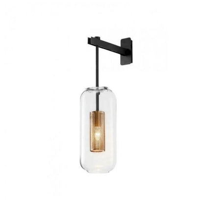 Nordic Modern Glass Industrial Style Wall Sconce