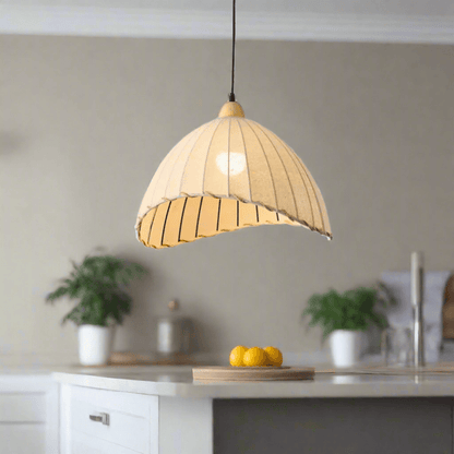 fabric pendant light