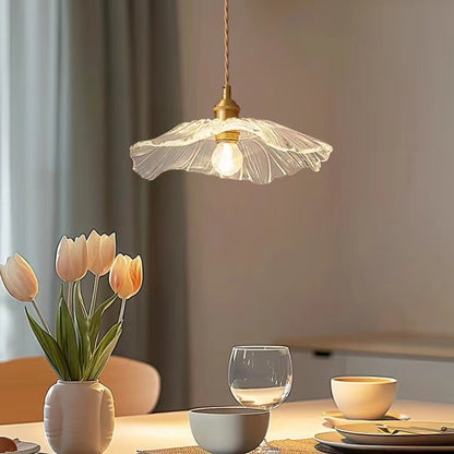 lotus flower pendant lamp