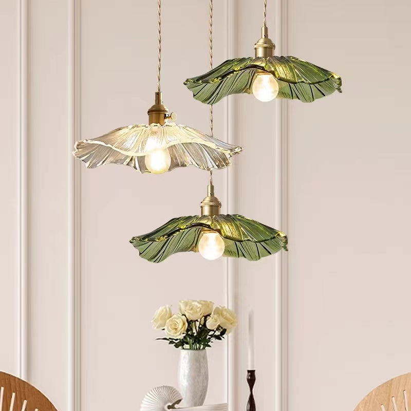 lotus flower pendant lamp