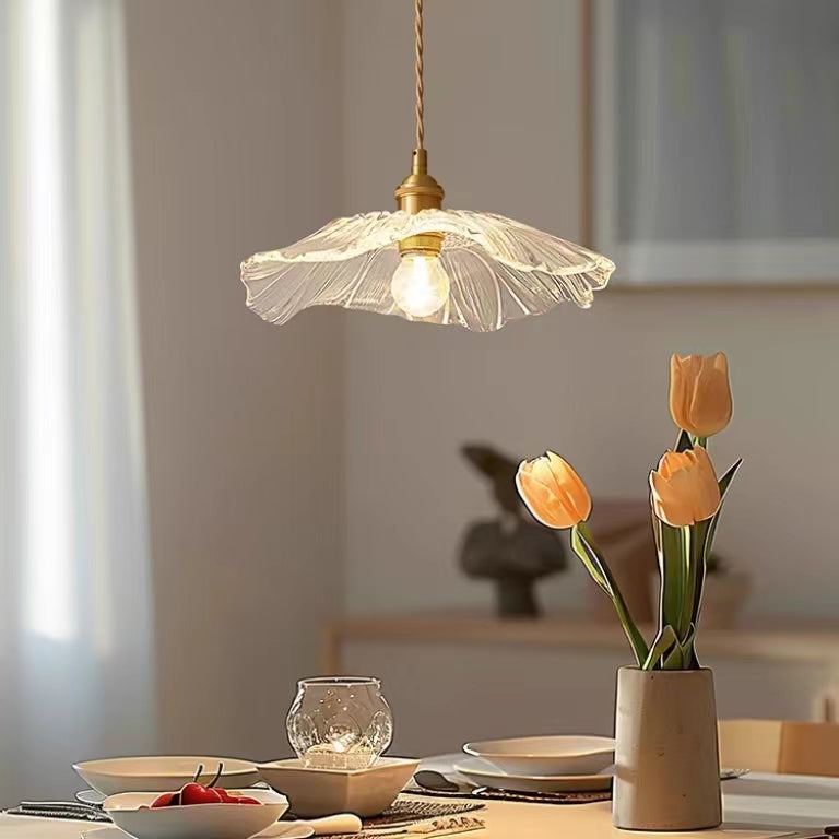 lotus flower pendant lamp