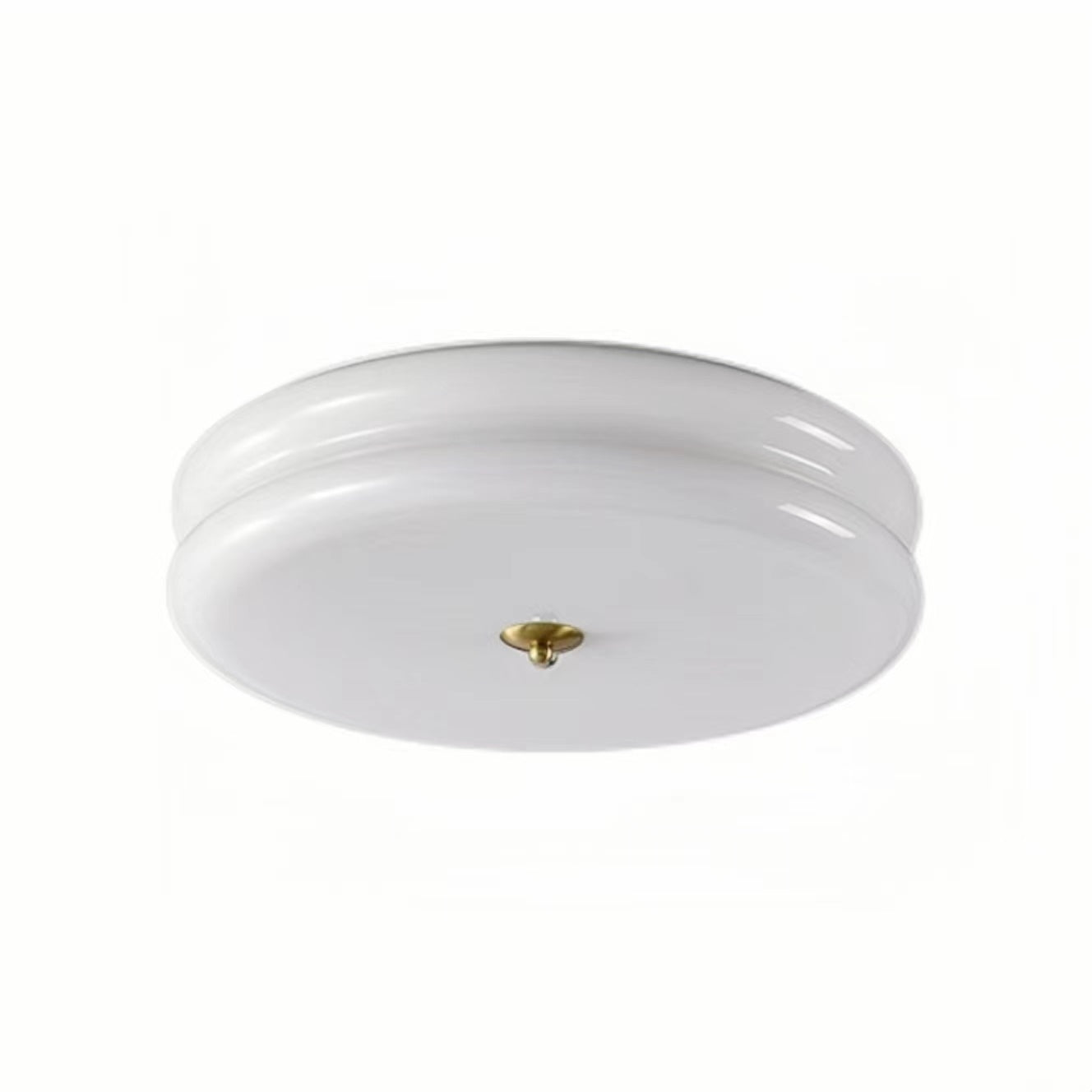 Vintage Bauhaus Cream Ceiling Lamp