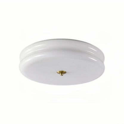 Vintage Bauhaus Cream Ceiling Lamp
