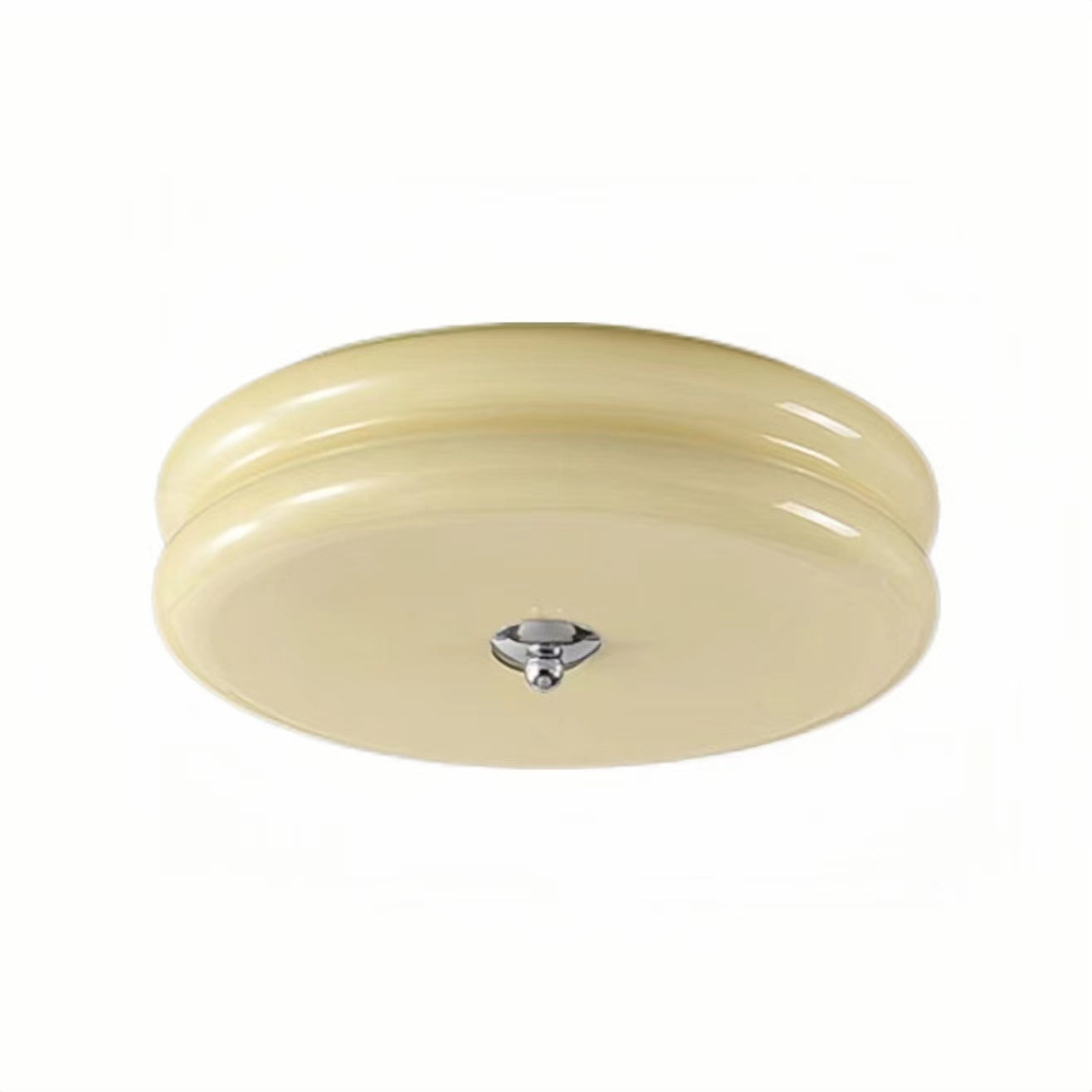 Vintage Bauhaus Cream Ceiling Lamp