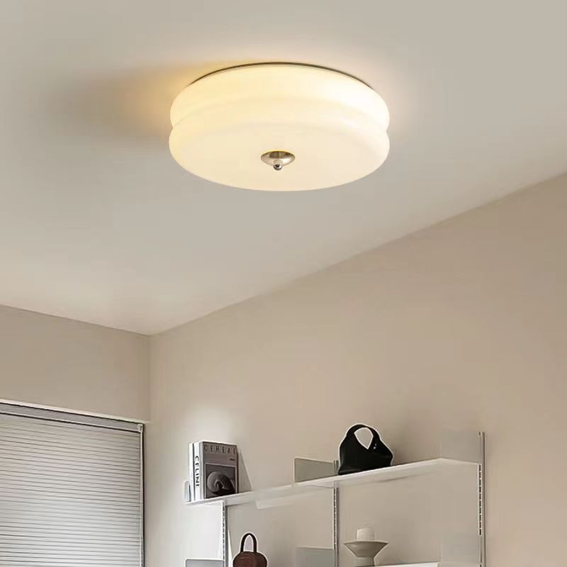 Vintage Bauhaus Cream Ceiling Lamp